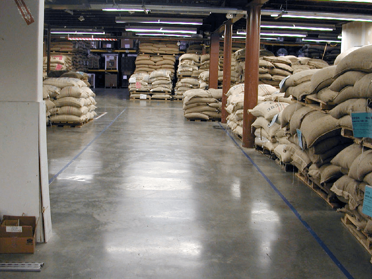 Green Mountain Coffee facility with FDA-compliant concrete sealer